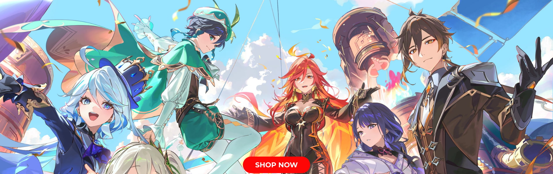 Genshin Impact AU Store Banner - Genshin Impact AU Store