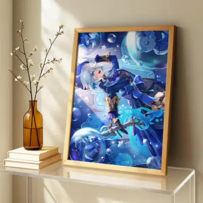 Genshin Impact Furina Magic Wall Art