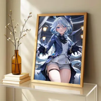 Genshin Impact Furina Bright Wall Art
