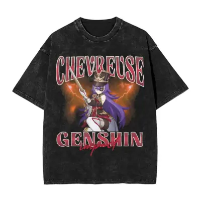 Genshin Impact Chevreuse Mineral Wash T-Shirt