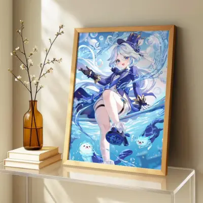 Shining Genshin Impact Furina Wall Art
