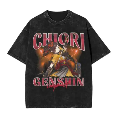 Chiori Genshin Impact Mineral Wash T-Shirt