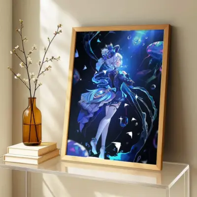 Genshin Impact Furina Royal Wall Art