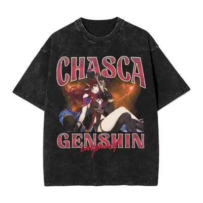 Genshin Impact Chasca Mineral Wash T-Shirt