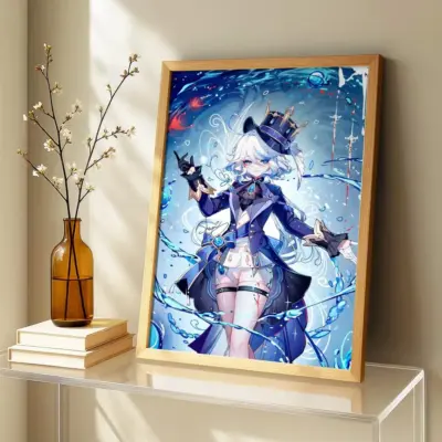 Genshin Impact Furina Celestial Wall Art