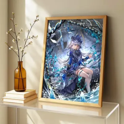 Genshin Impact Furina Elegant Wall Art