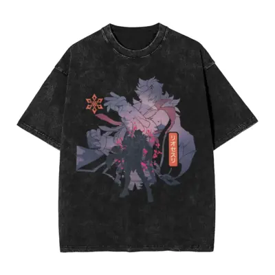 Genshin Impact Main Mineral Wash T-Shirt