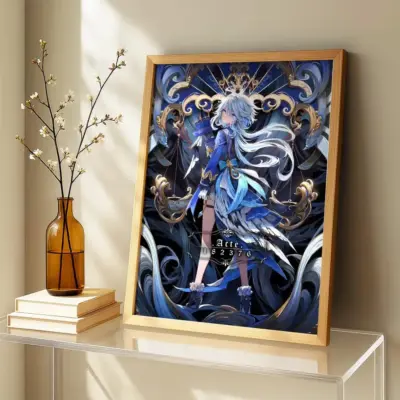 Genshin Impact Furina Ocean Wall Art