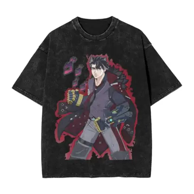 Wriothesley Genshin Impact Mineral Wash T-Shirt