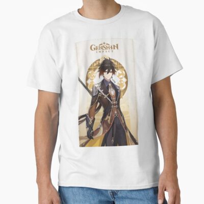Zhongli Handsome Genshin Impact T-shirt
