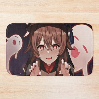 Booo Hu Tao Genshin Impact Bath Mat
