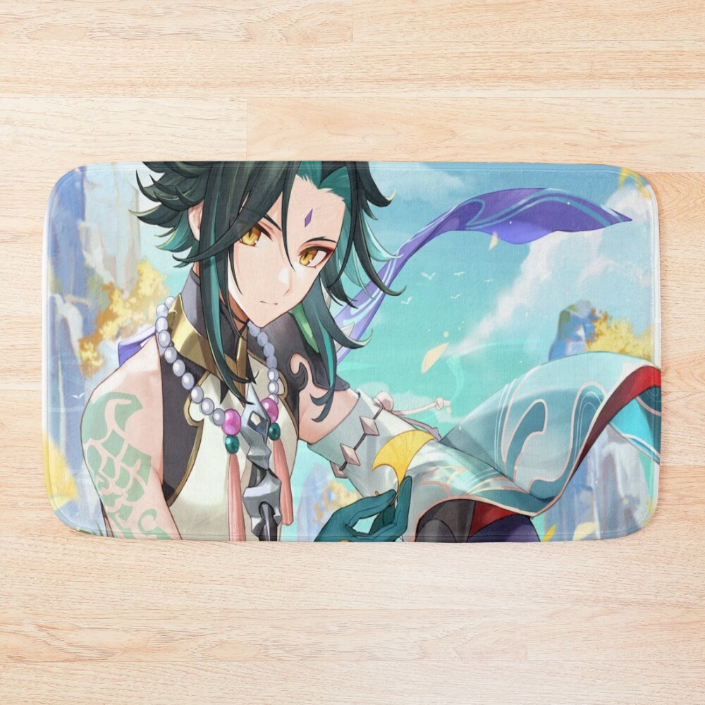 urbathmat_flatlay_largesquare1000x1000.1u5-6 urbathmat flatlay largesquare1000x1000.1u5 6 - Genshin Impact AU Store