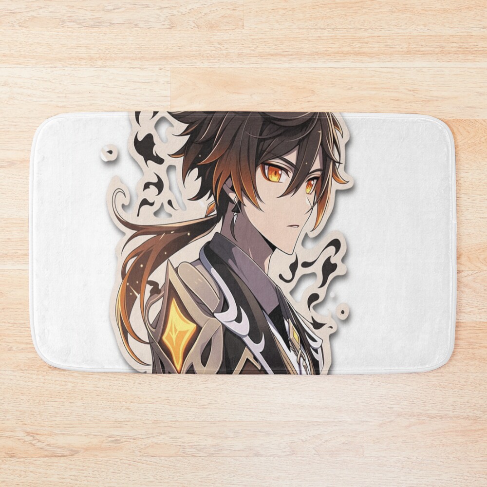 urbathmat_flatlay_largesquare1000x1000.1u5-8 urbathmat flatlay largesquare1000x1000.1u5 8 - Genshin Impact AU Store