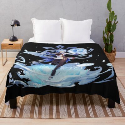 Genshin Impact Ganyu Throw Blanket