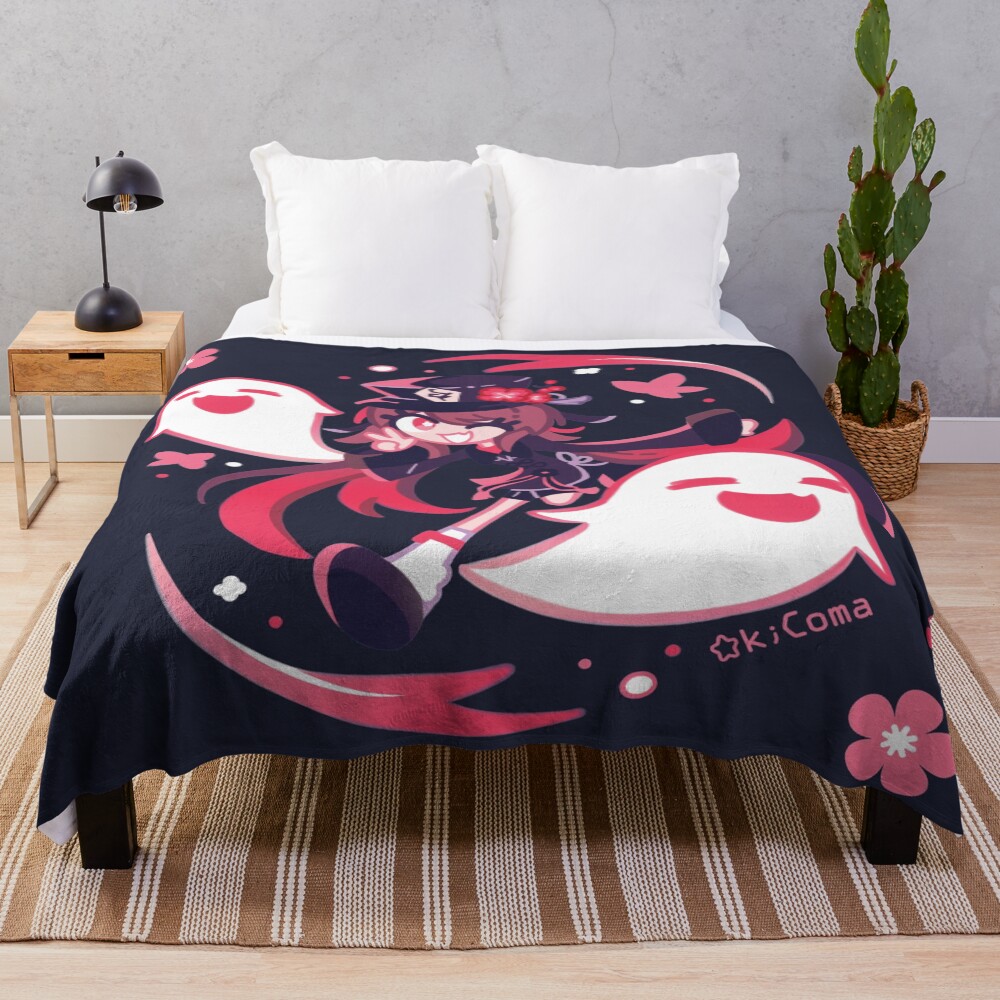 Hu Tao Genshin Impact Throw Blanket
