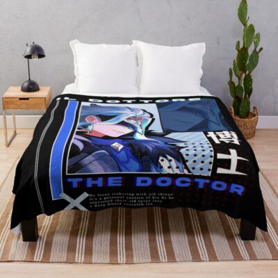 Genshin Impact Dottore Throw Blanket
