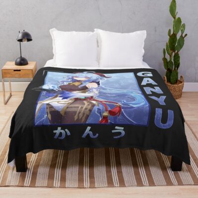 Ganyu Genshin Impact Throw Blanket