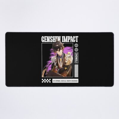 Zhongli Cool Genshin Impact Mouse Pad