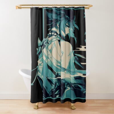 Xiao Genshin Impact Shower Curtain
