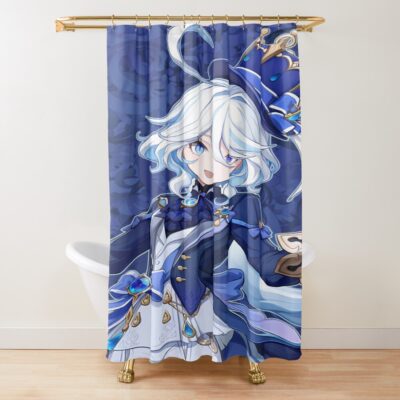 Furina Genshin Impact Shower Curtain