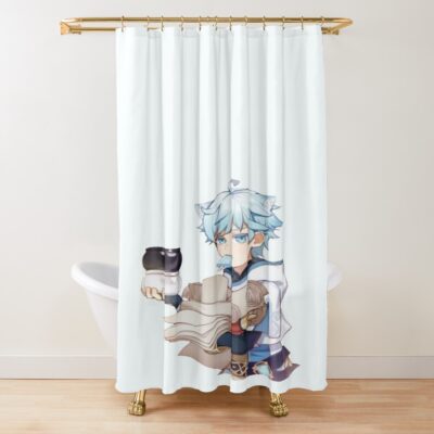 Chongyun Genshin Impact Shower Curtain