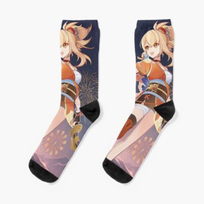 Yoimiya Genshin Impact Socks