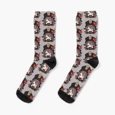 Genshin Impact Hu Tao Chibi Socks