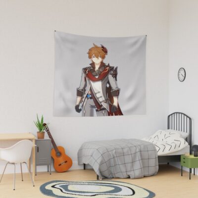 Genshin Impact Childe Tartaglia Full Body Tapestry