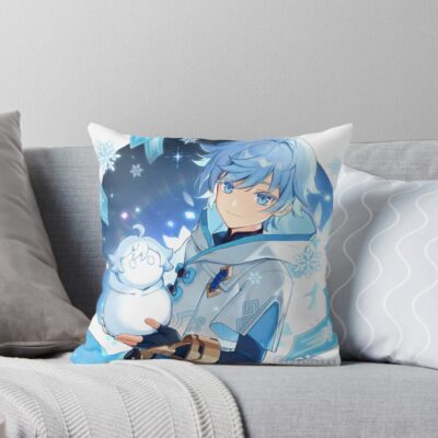 Chongyun Genshin Impact Throw Pillow