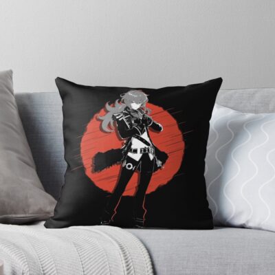 Diluc Genshin Impact Throw Pillow