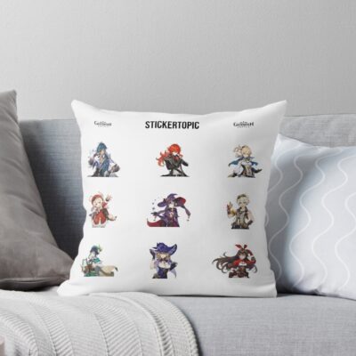Genshin Impact Character Pack Throw Pillow