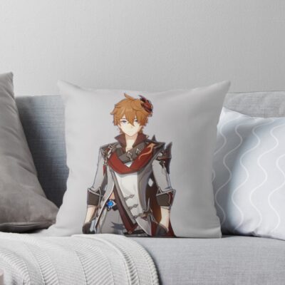 Genshin Impact Childe Tartaglia Full Body Throw Pillow