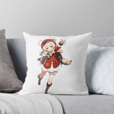 Klee Genshin Impact Throw Pillow