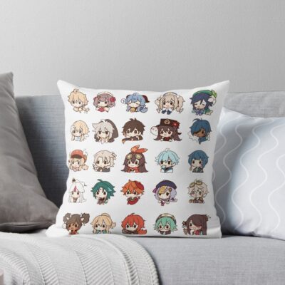All Characters Throw Pillow