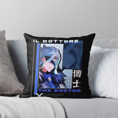 Genshin Impact Dottore Throw Pillow